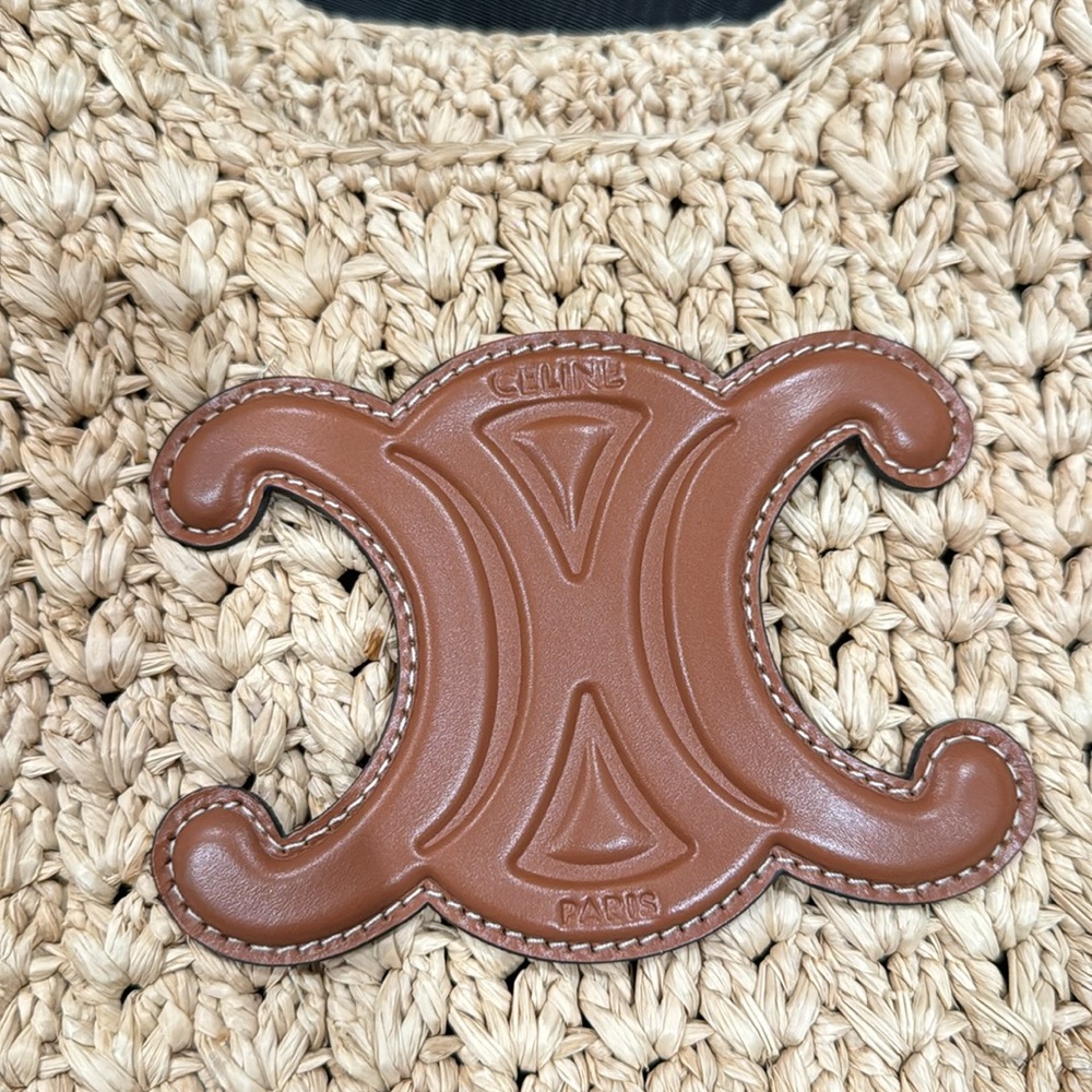 Celine raffia hobo bag - Picture 2 of 6